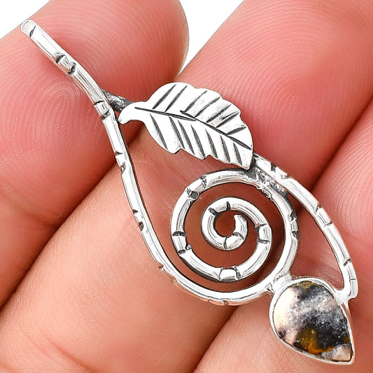 Natural Indian Blanket Jasper Pendant P-1270 SDP127897
