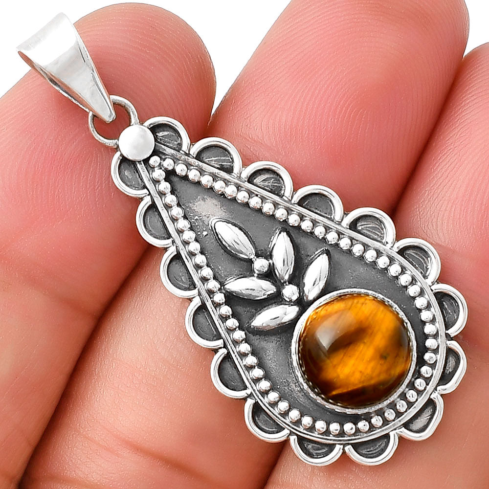 Natural Tiger Eye - Africa Pendant P-1033 SDP127907