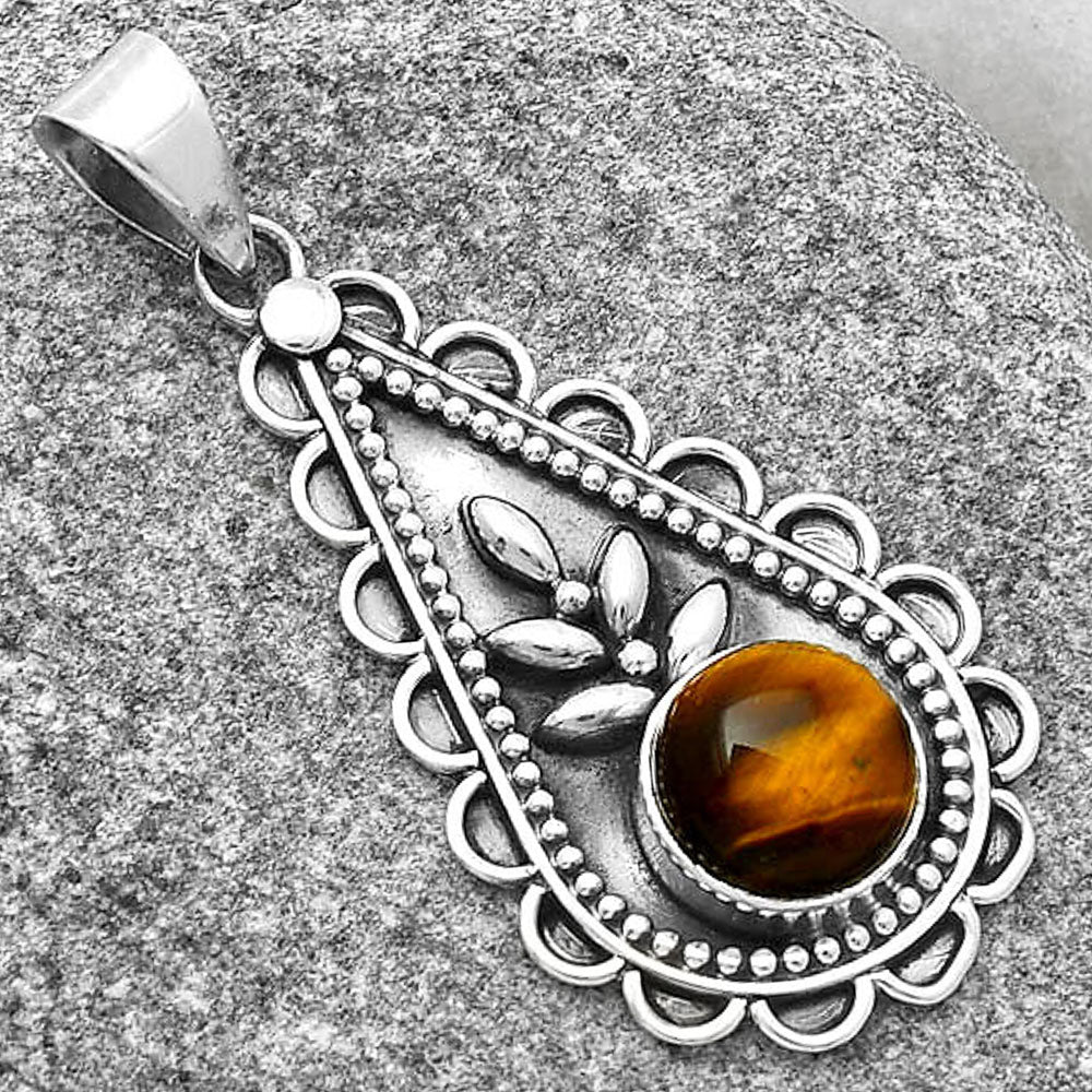 Natural Tiger Eye - Africa Pendant P-1033 SDP127907