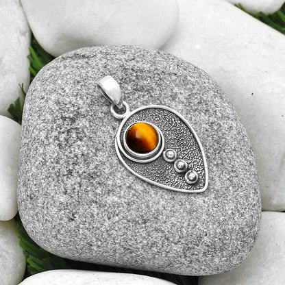 Natural Tiger Eye - Africa Pendant P-1336 SDP127913