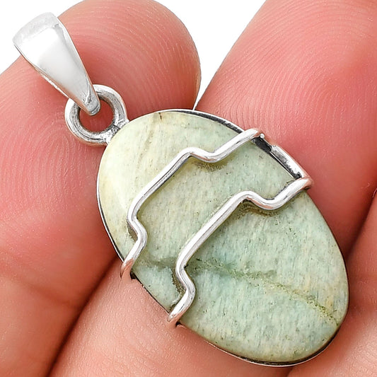 Natural Larsonite Jasper Pendant P-1638 SDP127914