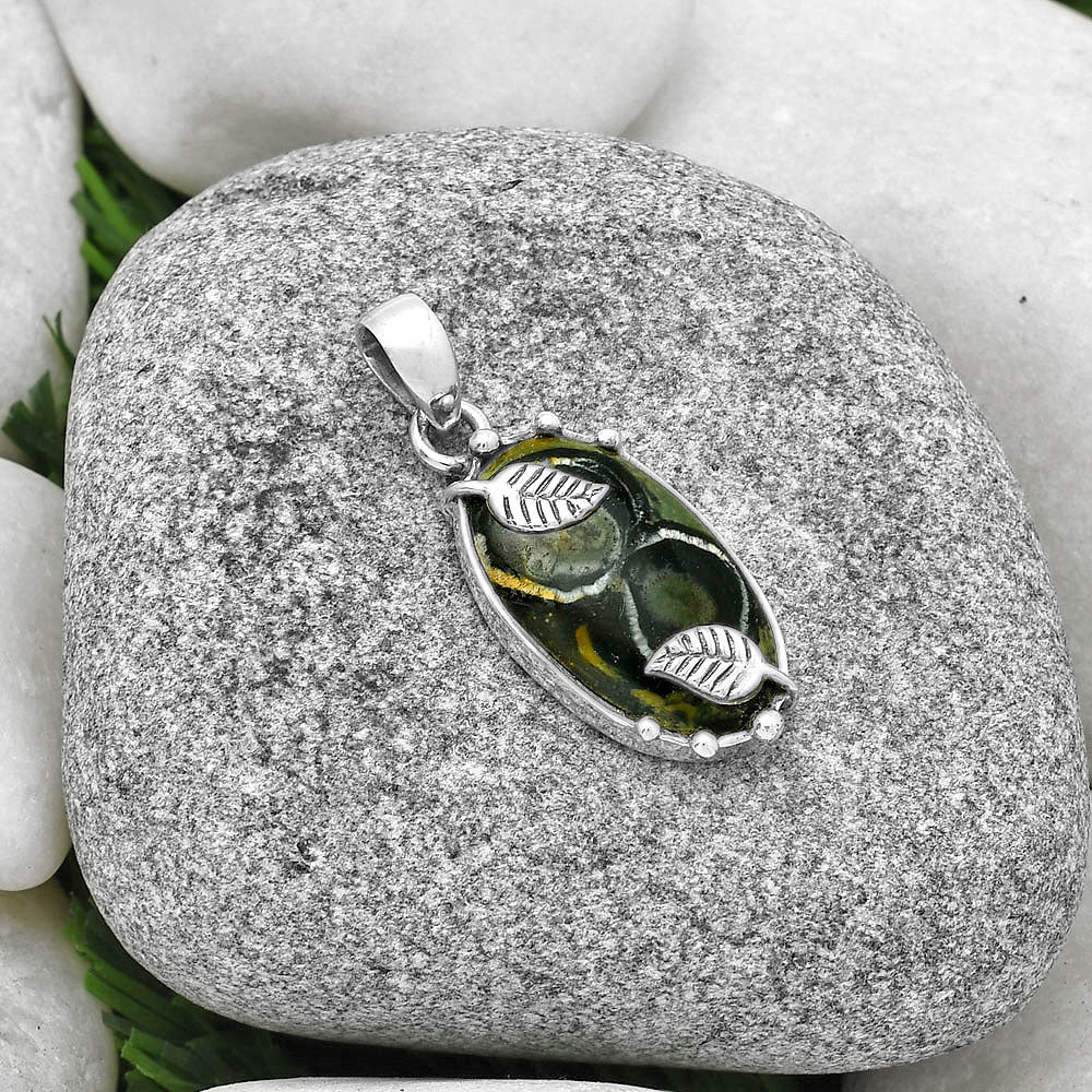 Natural Star Galaxy Jasper Pendant P-1226 SDP127923