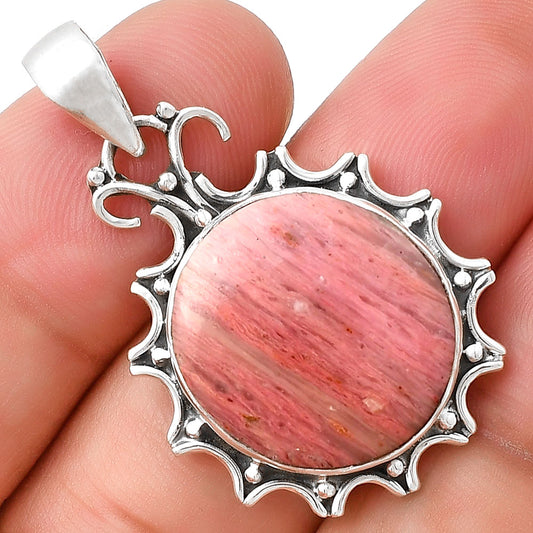 Natural Pink Tulip Quartz Pendant P-1249 SDP127929