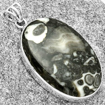 Natural Mexican Cabbing Fossil Pendant P-1001 SDP128289