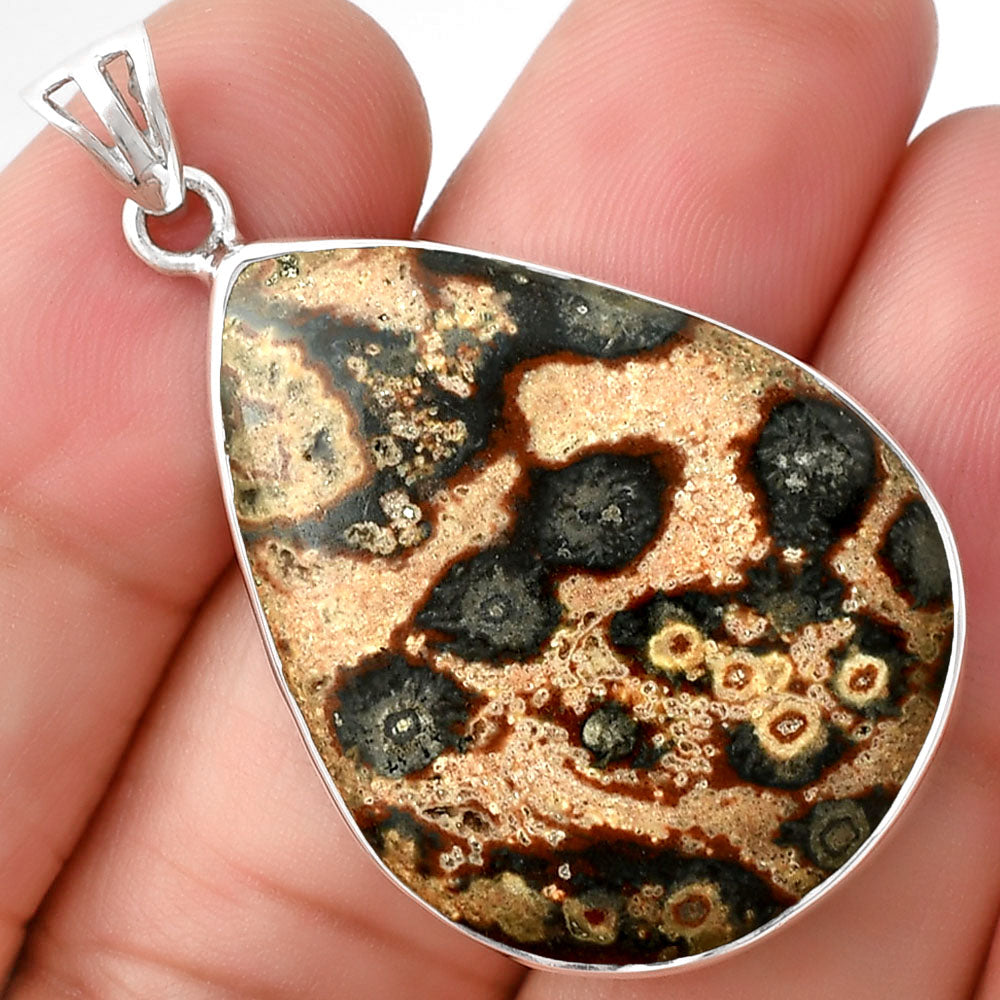 Natural Viper Skin Jasper Pendant P-1001 SDP128325