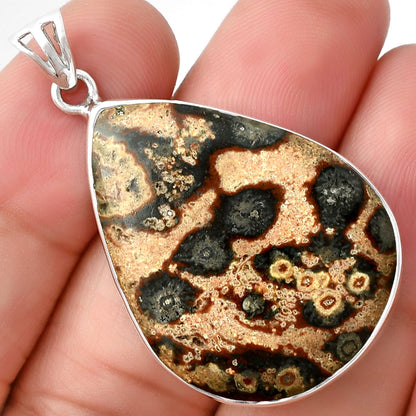 Natural Viper Skin Jasper Pendant P-1001 SDP128325