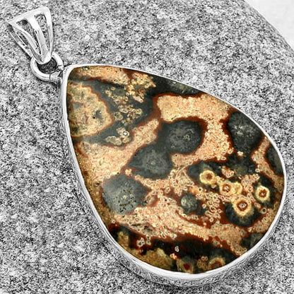 Natural Viper Skin Jasper Pendant P-1001 SDP128325