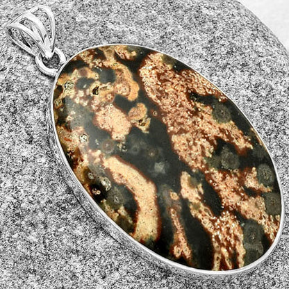 Natural Viper Skin Jasper Pendant P-1001 SDP128328