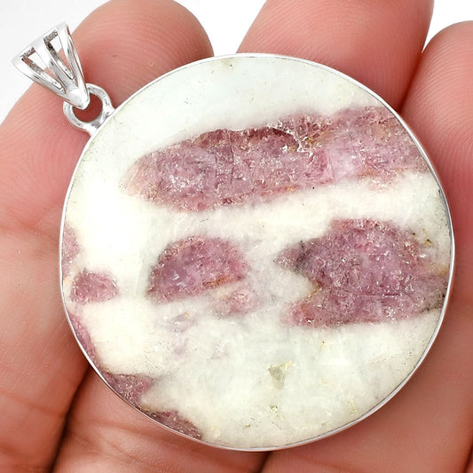 Natural Pink Tourmaline in Quartz Pendant P-1001 SDP128329