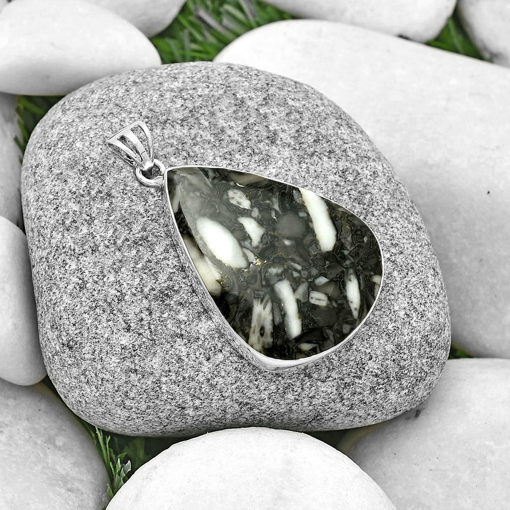 Natural Mexican Cabbing Fossil Pendant P-1001 SDP128338