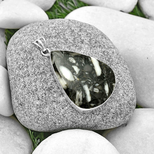 Natural Mexican Cabbing Fossil Pendant P-1001 SDP128338
