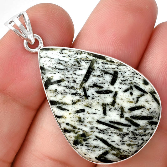 Natural Hornblende Pendant P-1001 SDP128340