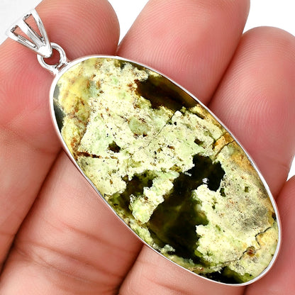 Natural Chrome Chalcedony Pendant P-1001 SDP128345