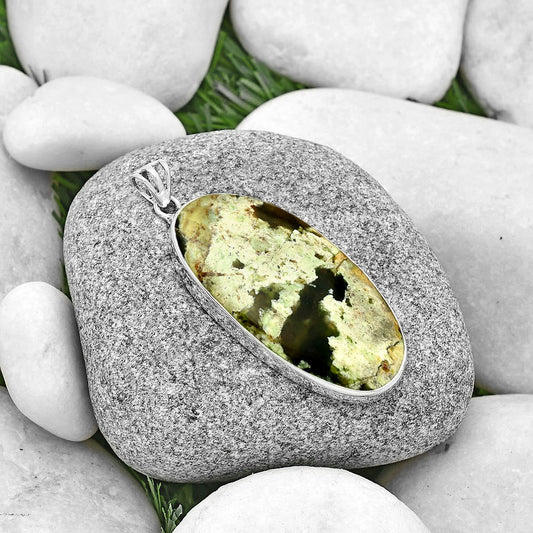 Natural Chrome Chalcedony Pendant P-1001 SDP128345