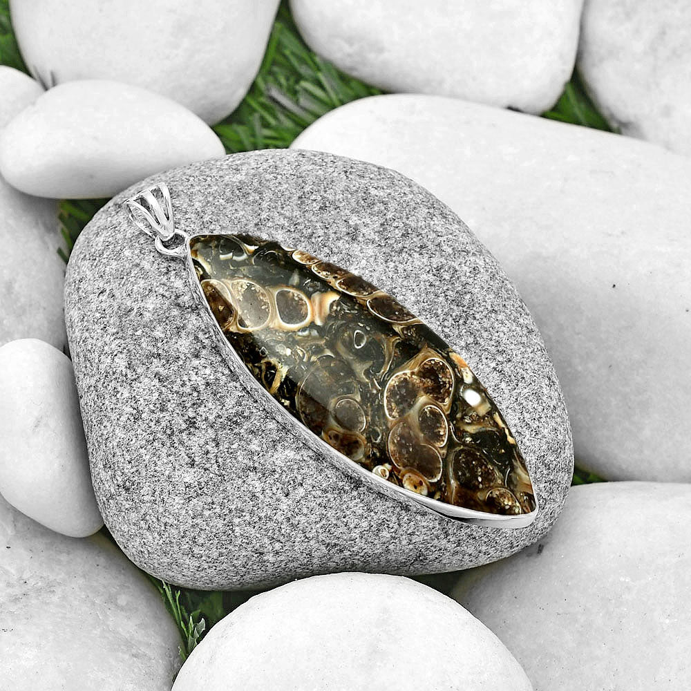 Natural Turtella Jasper - USA Pendant P-1001 SDP128394