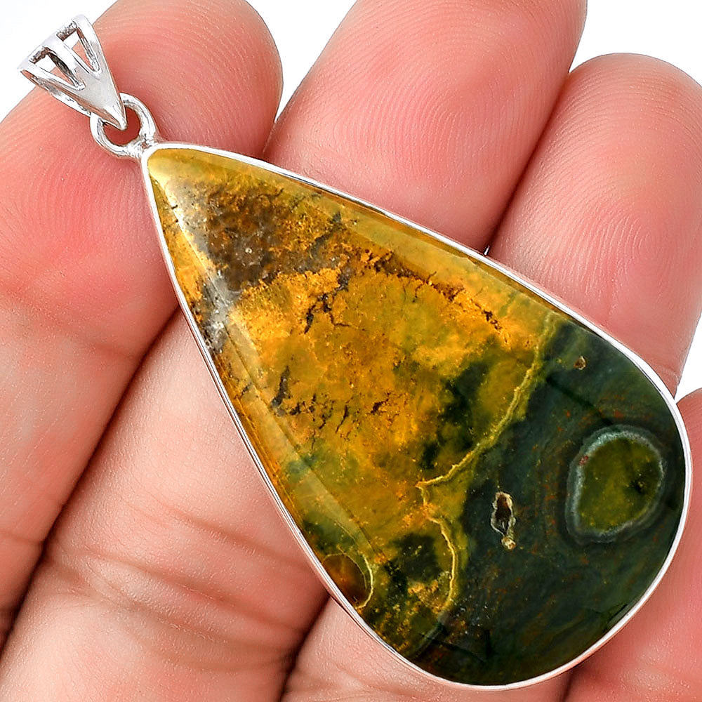 Natural Ocean Jasper - Madagascar Pendant P-1001 SDP128417