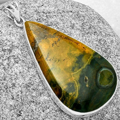 Natural Ocean Jasper - Madagascar Pendant P-1001 SDP128417