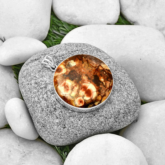 Natural Mexican Bird Eye Pendant P-1001 SDP128444