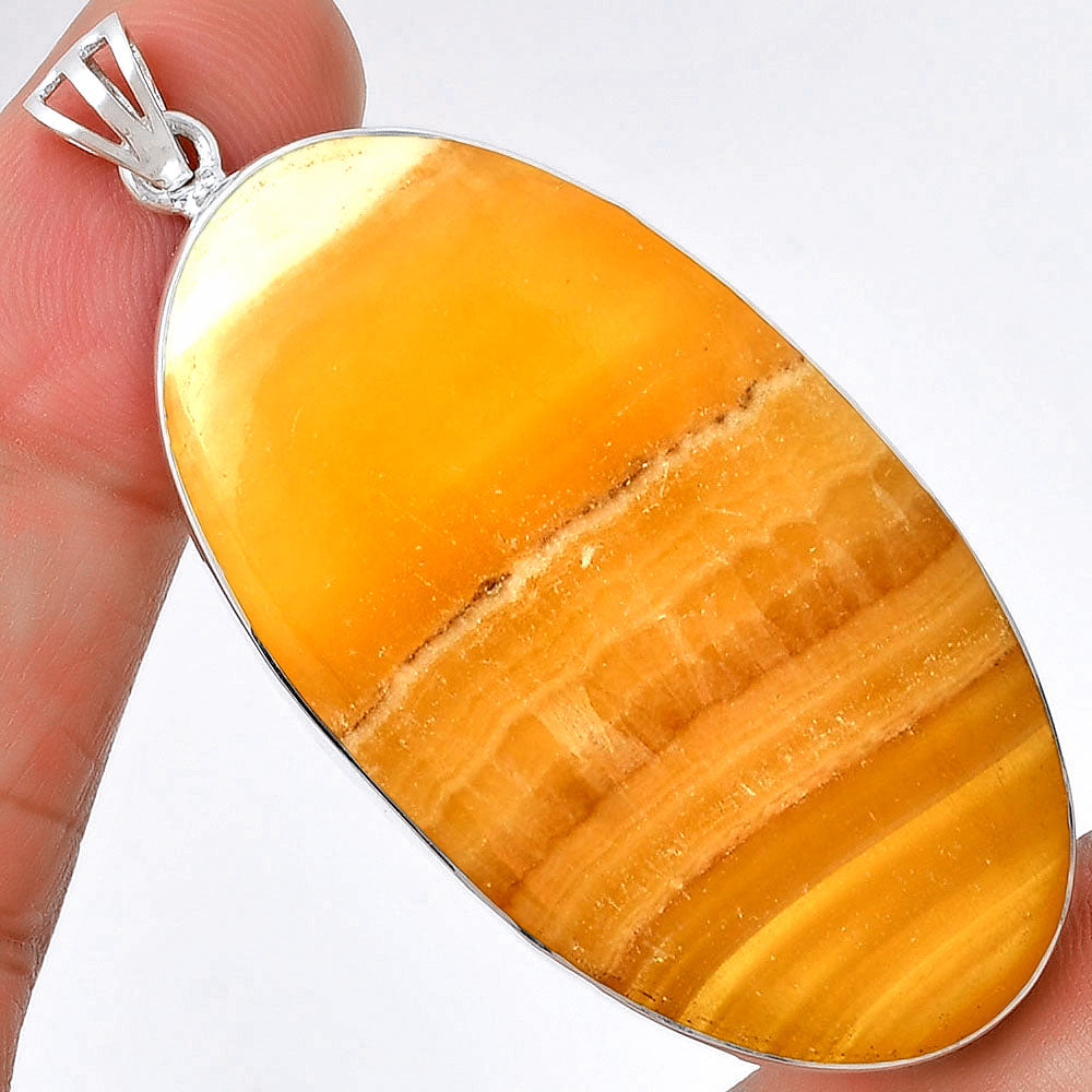 Natural Honey Aragonite Pendant P-1001 SDP128466