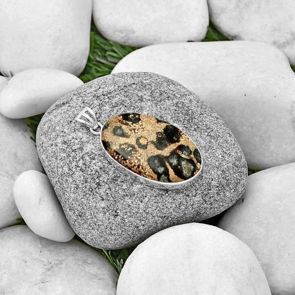 Natural Viper Skin Jasper Pendant P-1001 SDP128467