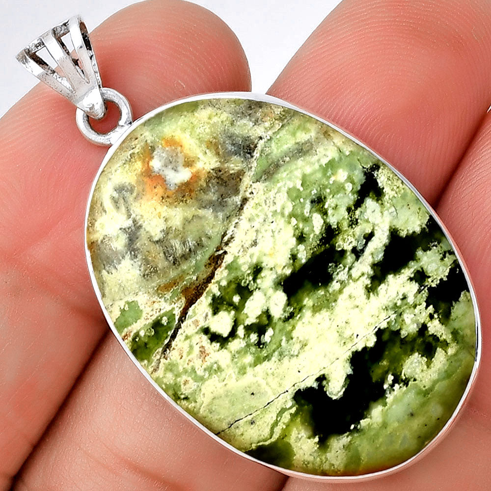 Natural Chrome Chalcedony Pendant P-1001 SDP128489