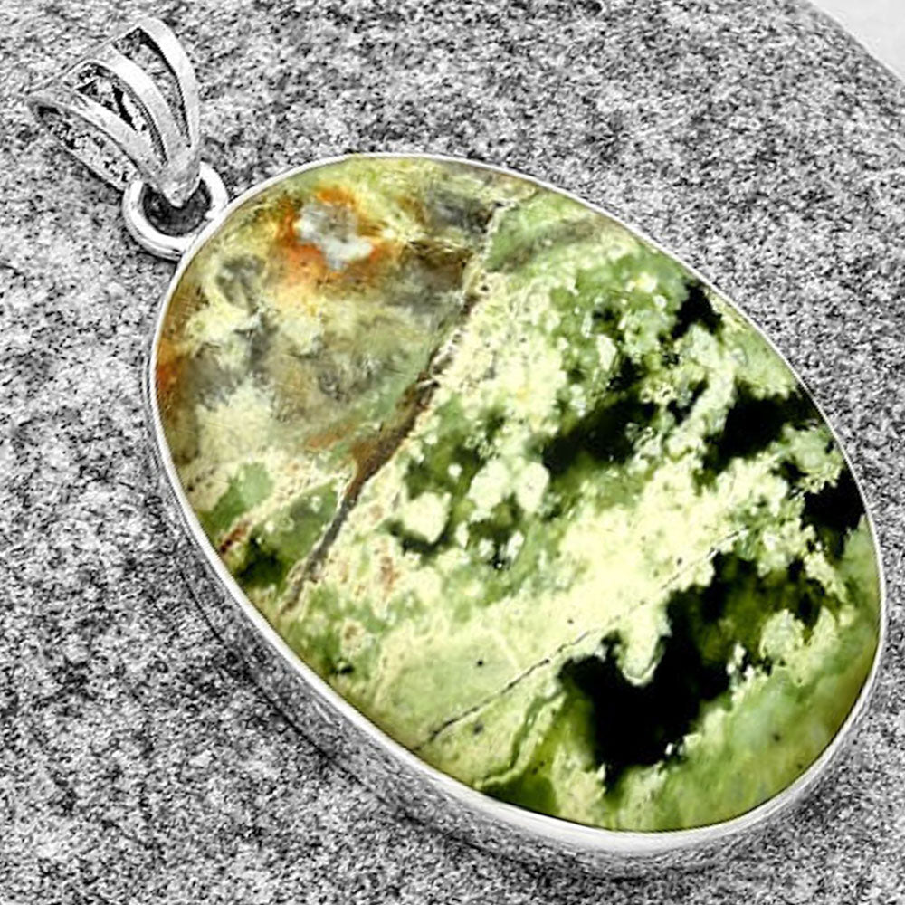 Natural Chrome Chalcedony Pendant P-1001 SDP128489