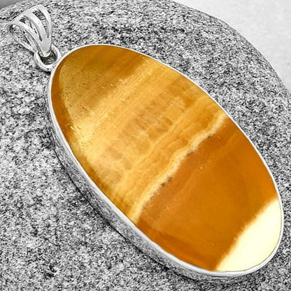 Natural Honey Aragonite Pendant P-1001 SDP128491