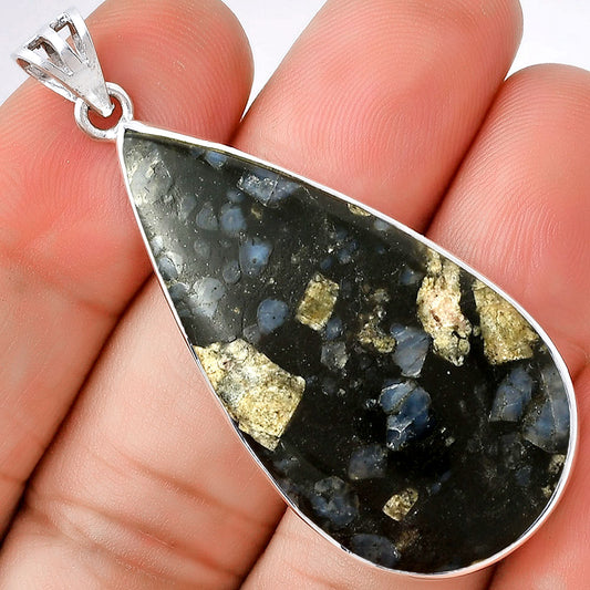 Llanite Blue Opal Crystal Sphere Pendant P-1001 SDP128498