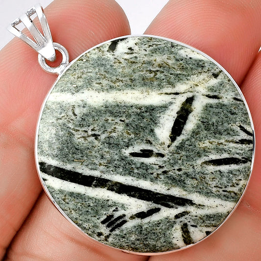 Natural Hornblende Pendant P-1001 SDP128515