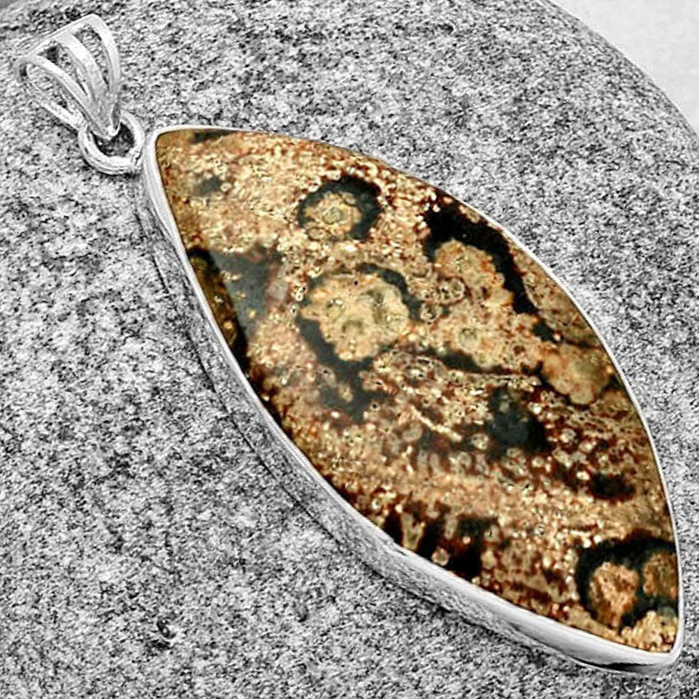 Natural Viper Skin Jasper Pendant P-1001 SDP128531