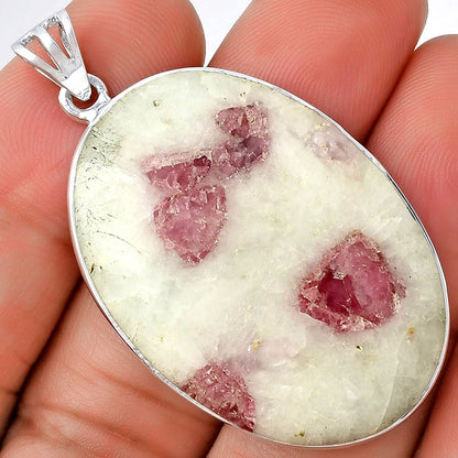 Natural Pink Tourmaline in Quartz Pendant P-1001 SDP128538