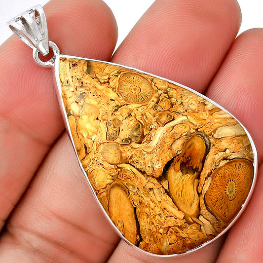 Natural Rock Calcy Pendant P-1001 SDP128542