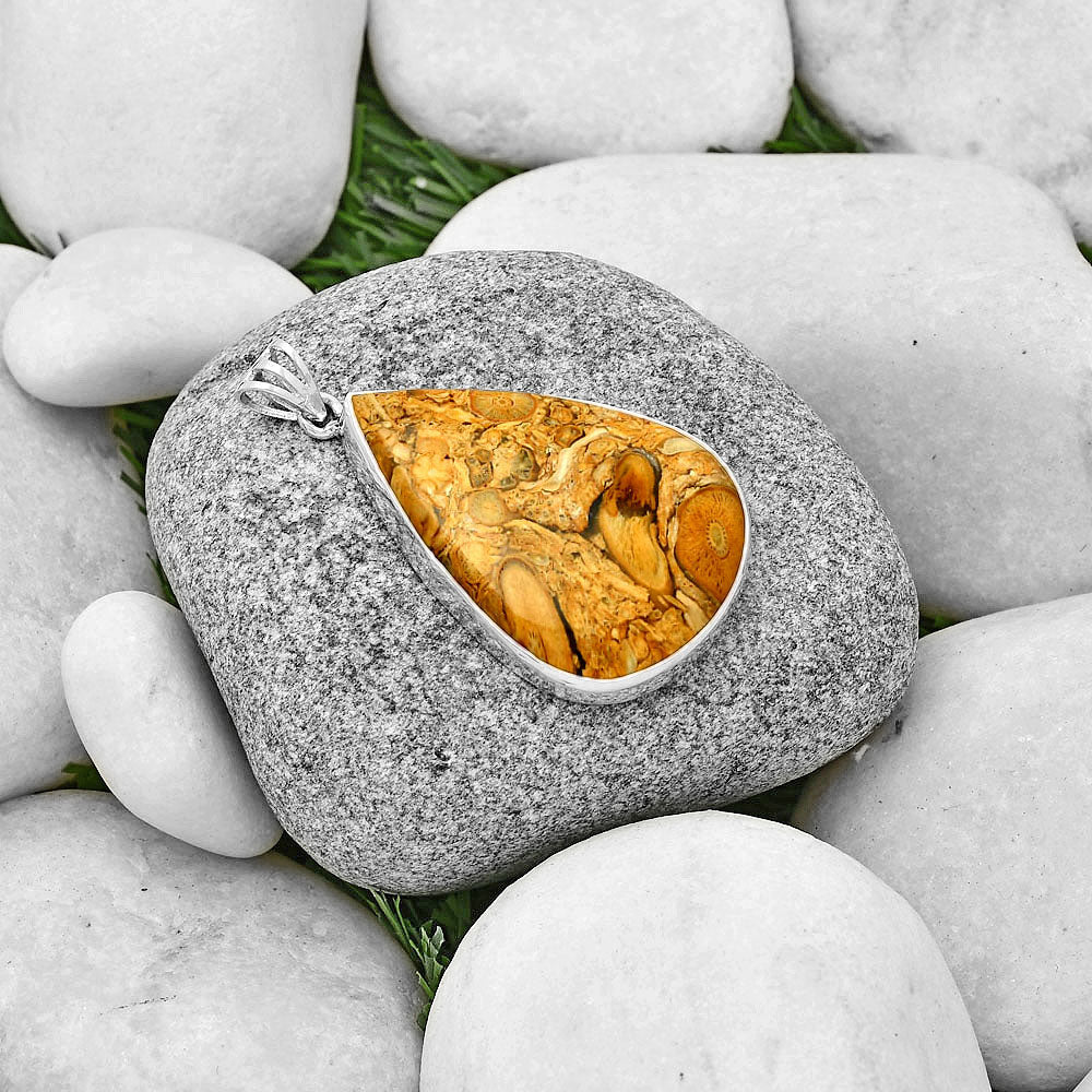 Natural Rock Calcy Pendant P-1001 SDP128542