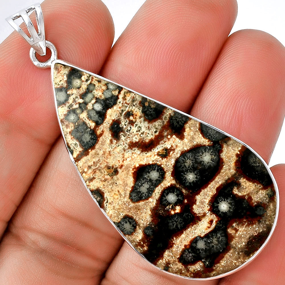 Natural Viper Skin Jasper Pendant P-1001 SDP128548