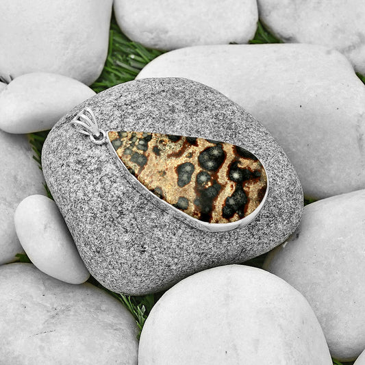 Natural Viper Skin Jasper Pendant P-1001 SDP128548