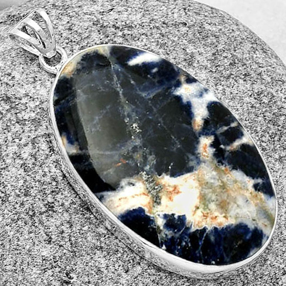 Natural Sodalite Pendant P-1001 SDP128561