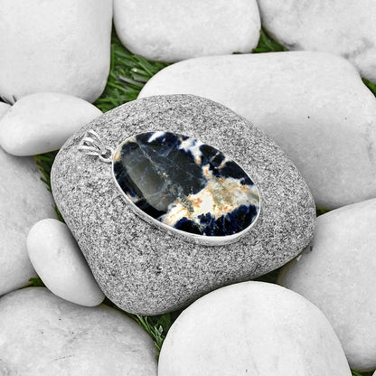 Natural Sodalite Pendant P-1001 SDP128561
