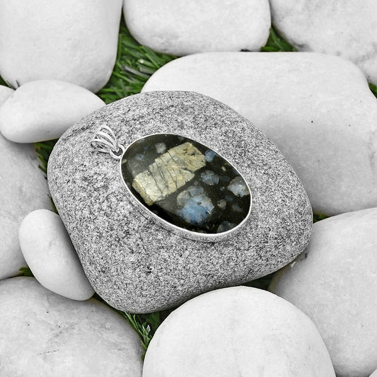 Llanite Blue Opal Crystal Sphere Pendant P-1001 SDP128581