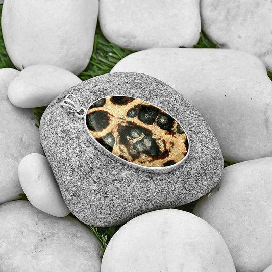 Natural Viper Skin Jasper Pendant P-1001 SDP128613