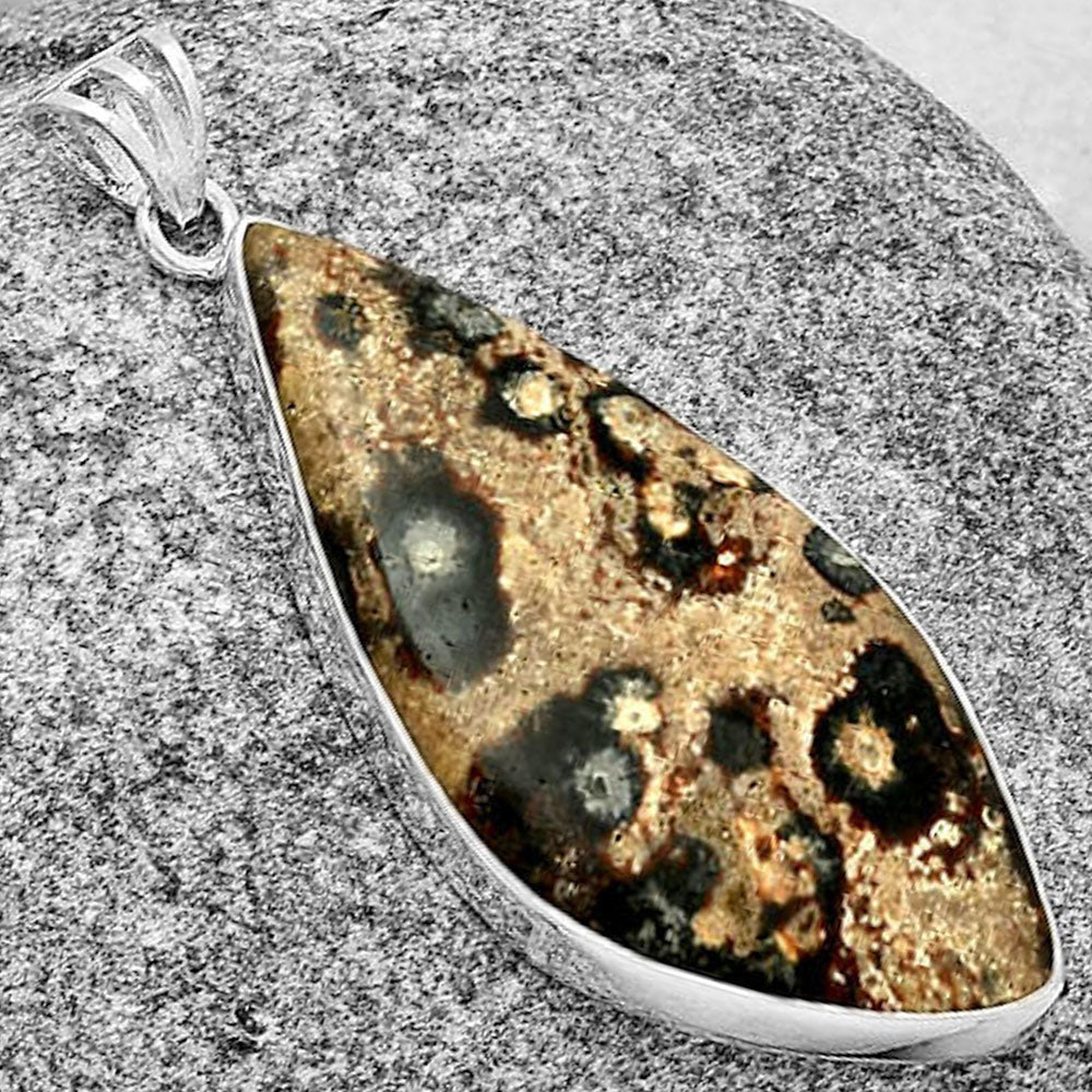 Natural Viper Skin Jasper Pendant P-1001 SDP128627