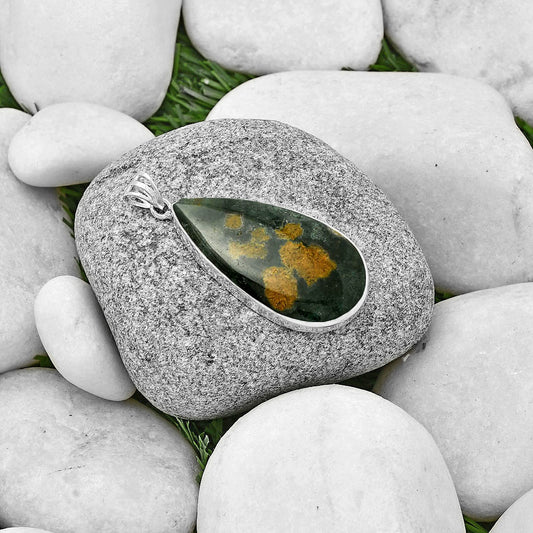 Natural Ocean Jasper - Madagascar Pendant P-1001 SDP128658