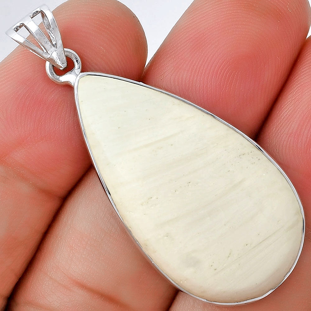 Natural Scolecite - India Pendant P-1001 SDP128661