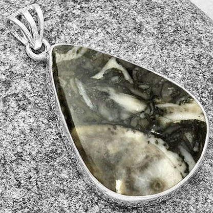 Natural Mexican Cabbing Fossil Pendant P-1001 SDP128662