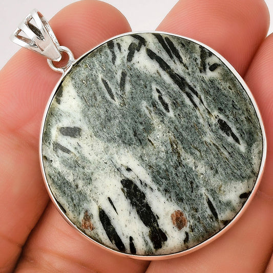 Natural Hornblende Pendant P-1001 SDP128886