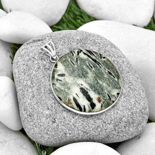 Natural Hornblende Pendant P-1001 SDP128886