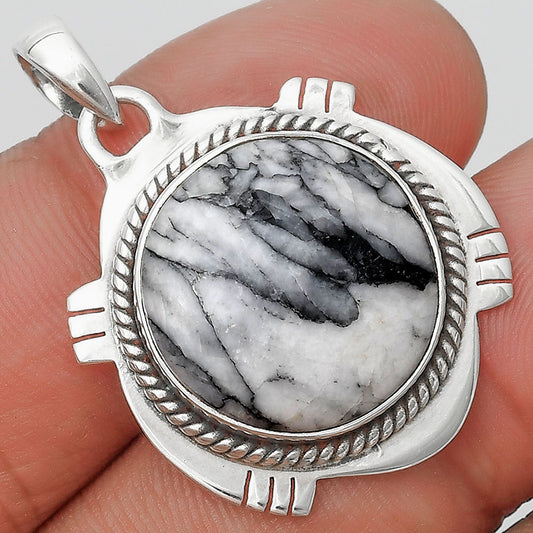 Natural Pinolith Stone Pendant P-1463 SDP129015