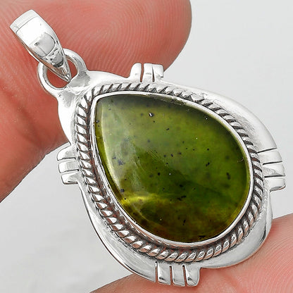 Natural Chrome Chalcedony Pendant P-1463 SDP129016