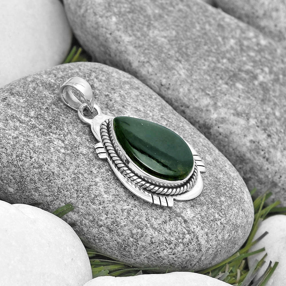 Natural Chrome Chalcedony Pendant P-1463 SDP129016