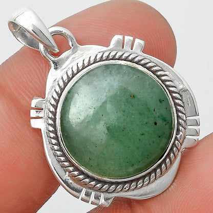 Natural Green Aventurine Pendant P-1463 SDP129021