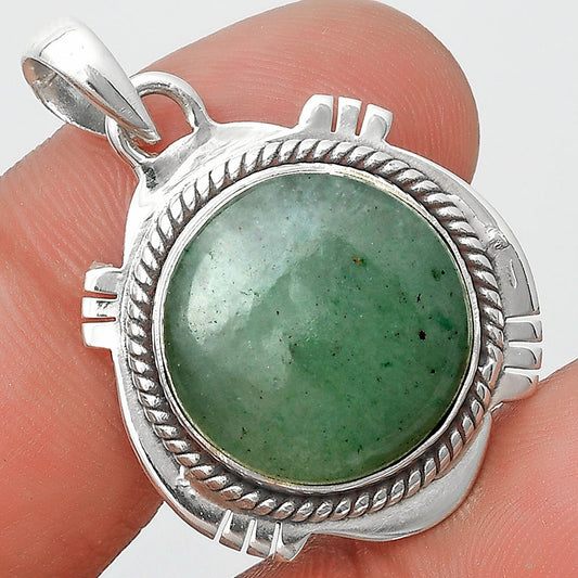 Natural Green Aventurine Pendant P-1463 SDP129021